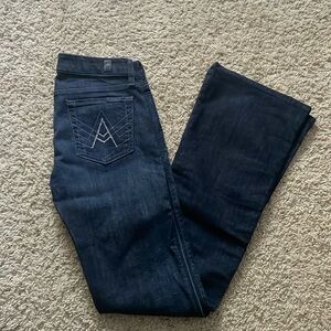 7 For All Mankind A Pocket Crystal denim jeans 25